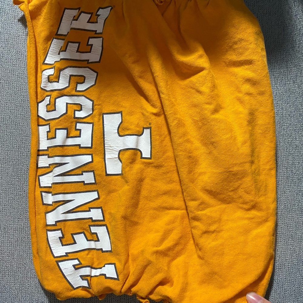 Tennessee vols tube top with tied sides